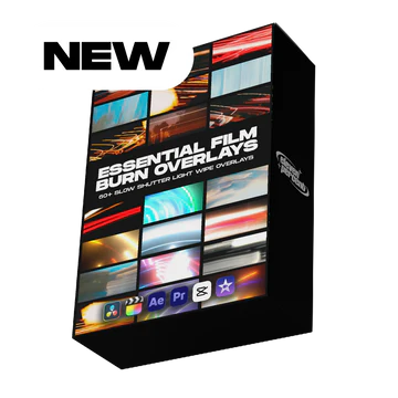 Essential Film Burn & Slow Shutter Transition Overlay Pack